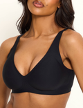 Deep V Push-Up Seamless Wireless Jelly Bra